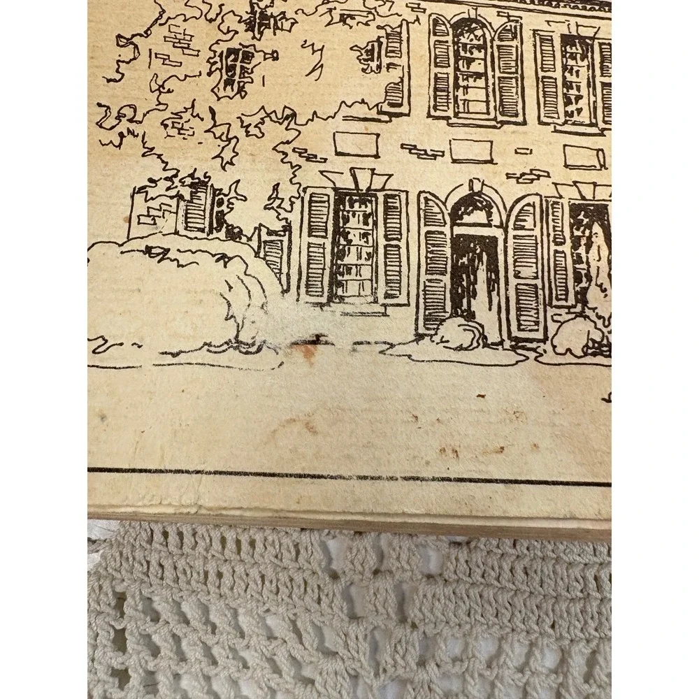 Vintage Woodlawn Plantation Cook Book 1980 Signed Nancy Hirst Pope-Leighey House